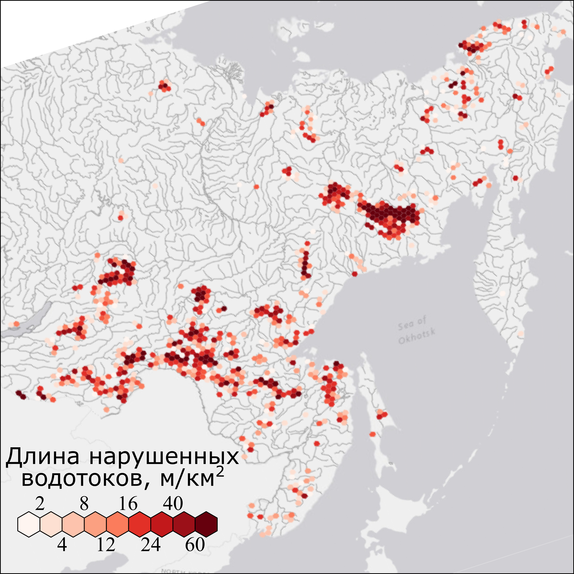 Географы МГУ оценили воздействие россыпной добычи полезных ископаемых на мутность воды в бассейнах рек Дальнего Востока